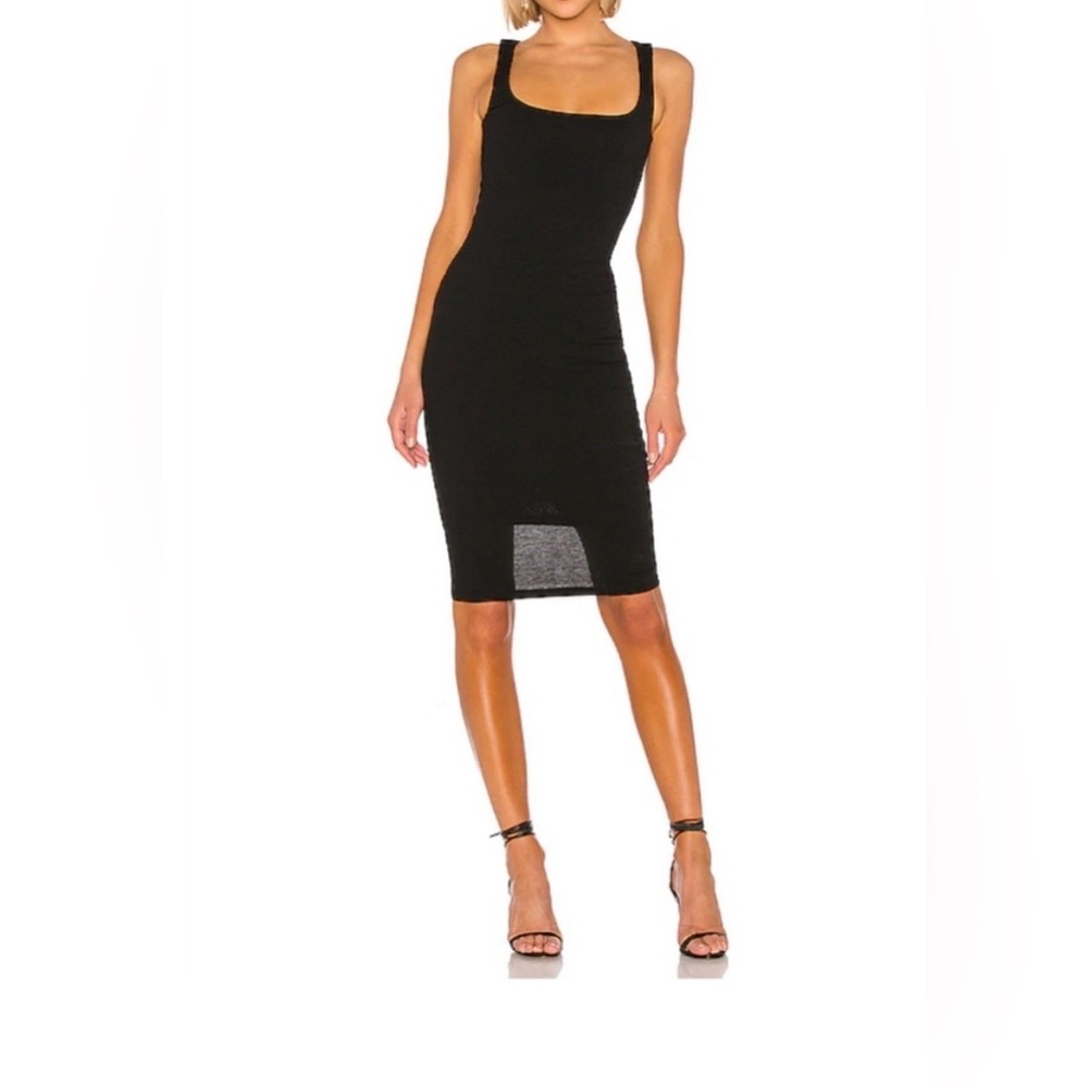 Superdown Gail Tank Dress in black